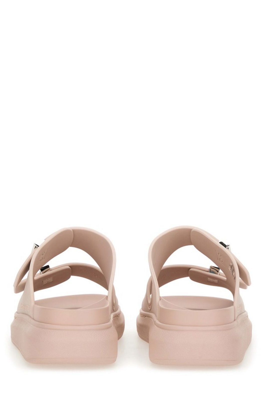 Alexander McQueen Double Strap Slip-On Sandals