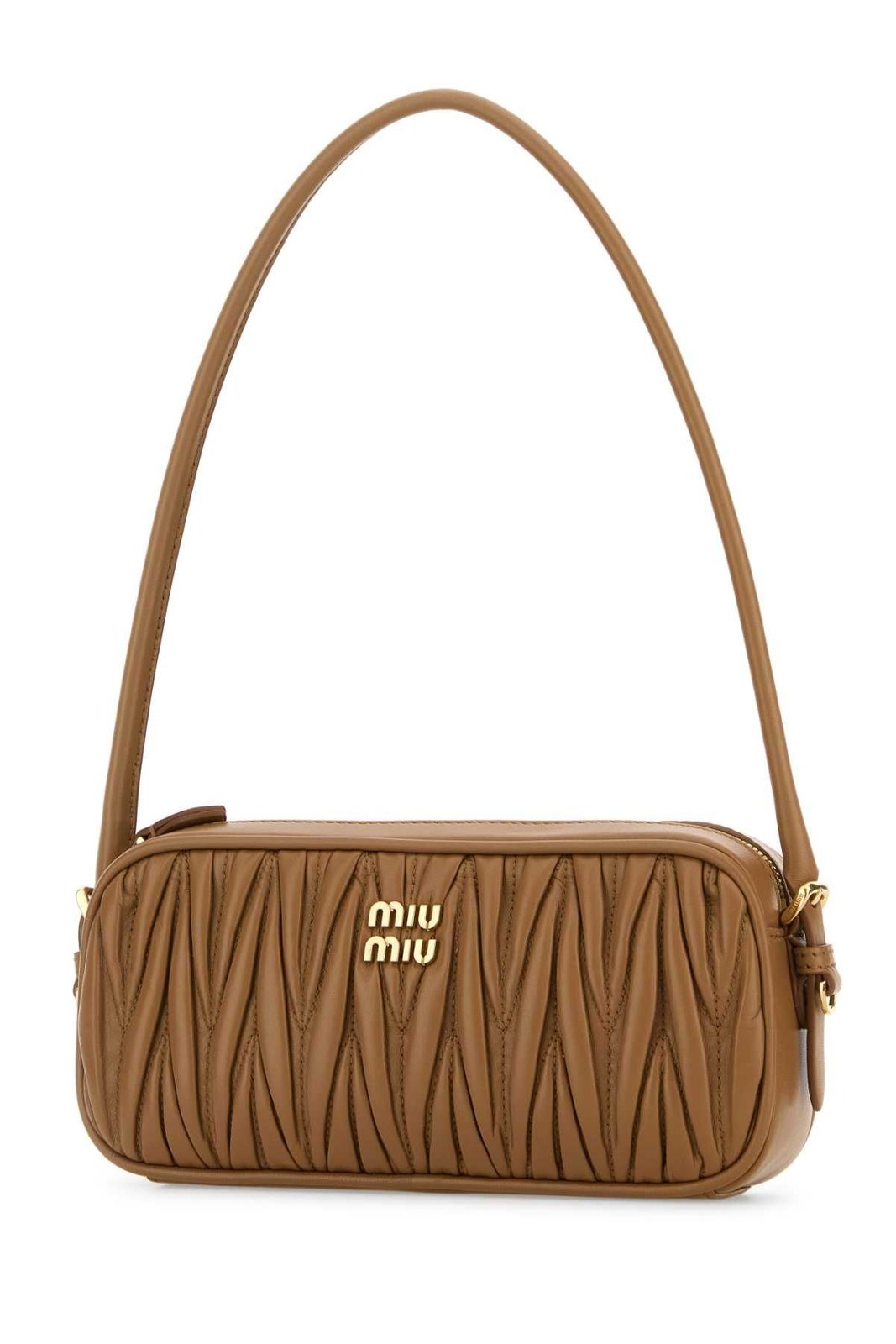 Miu Miu Logo-Lettering Zipped Shoulder Bag