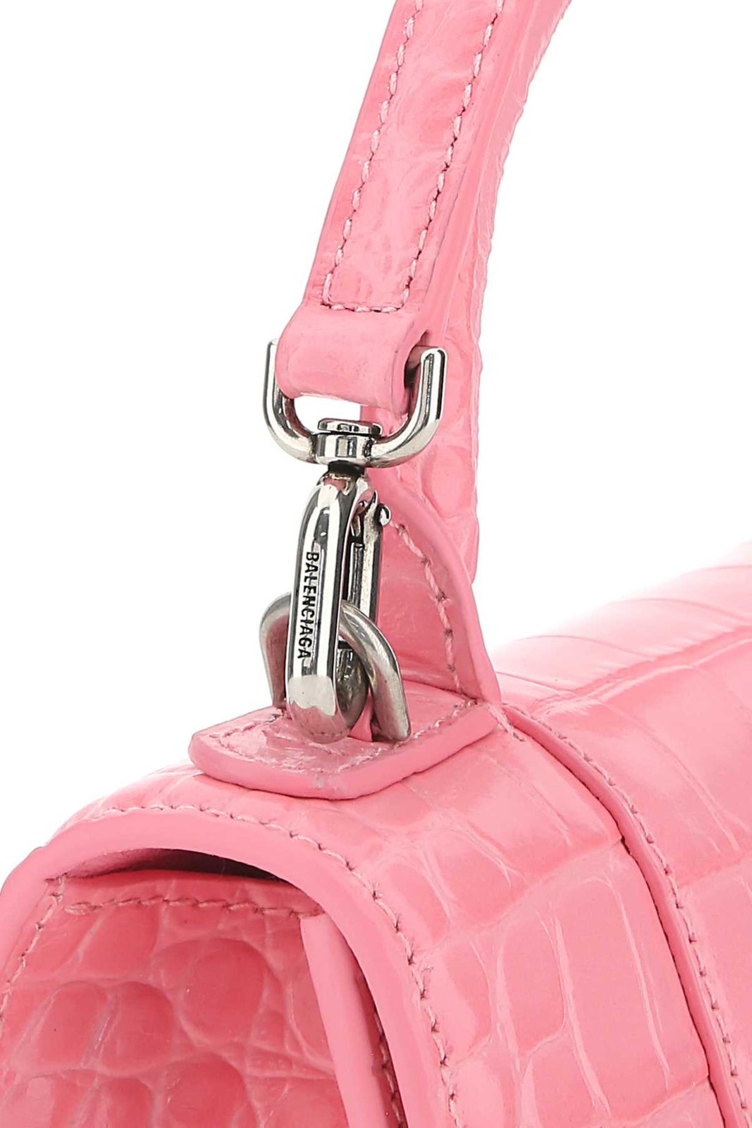 Balenciaga Hourglass XS Logo Plaque Tote Bag
