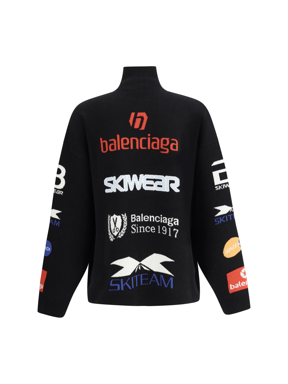 Balenciaga Turtleneck Long-Sleeved Ski Sweater