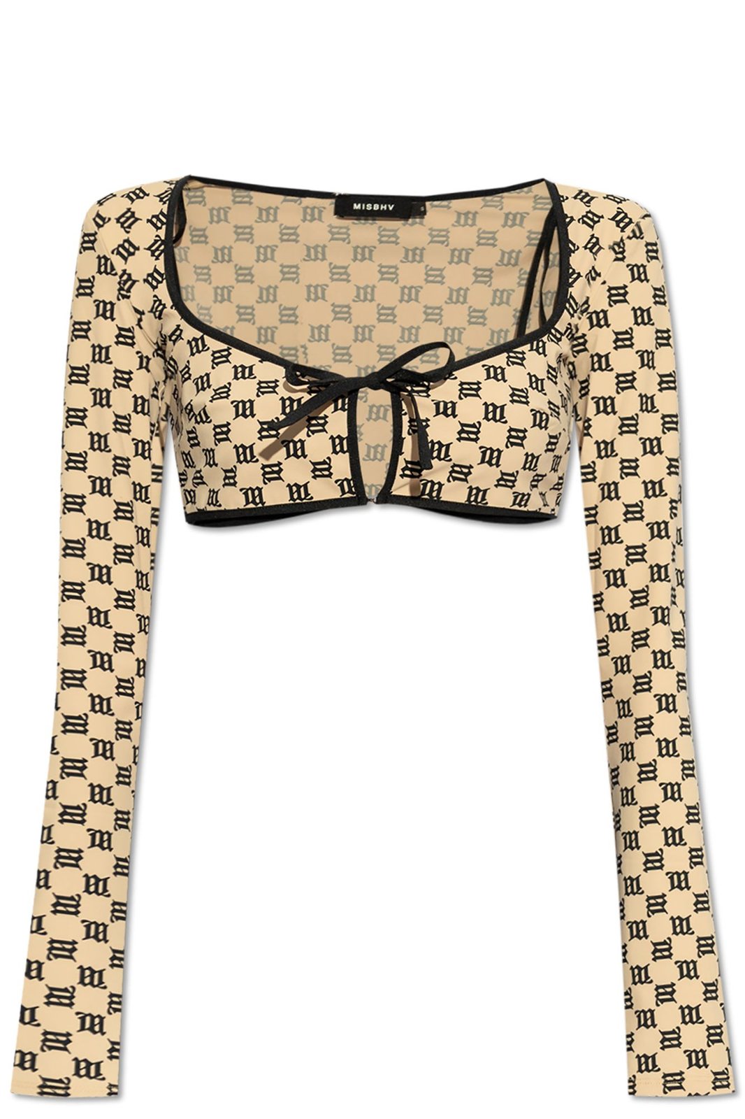 Misbhv Monogram Cropped Top