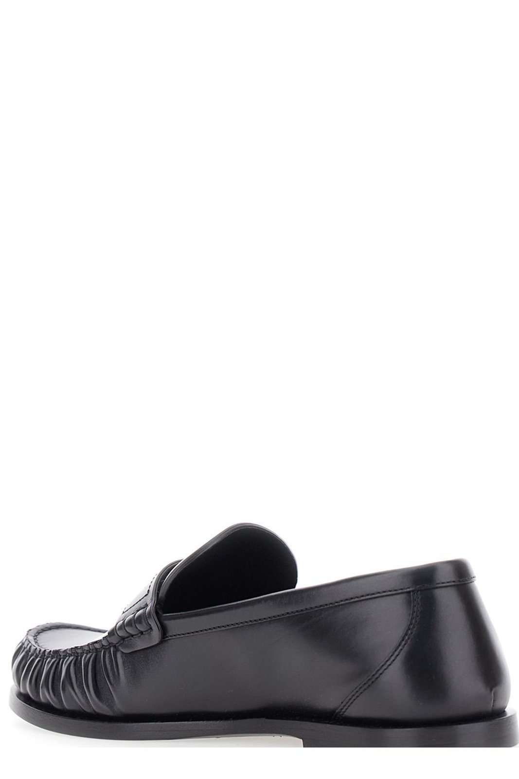 Saint Laurent Laurent Logo Plaque Slip-On Loafers