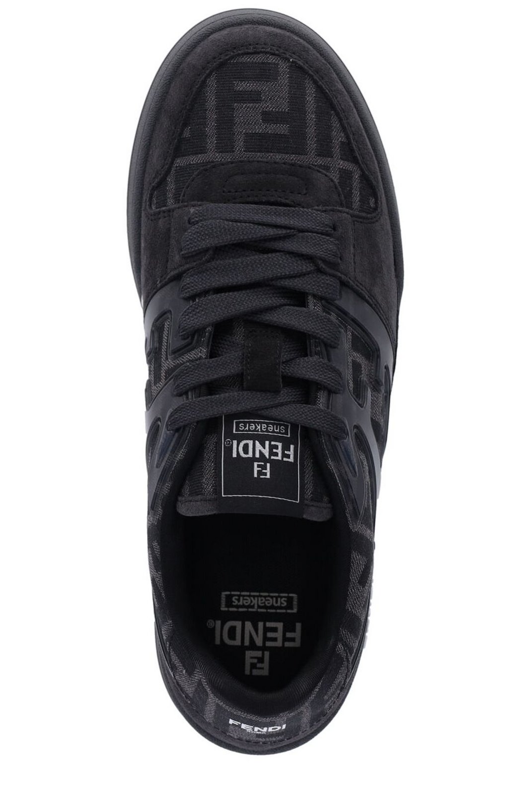Fendi FF Jacquard Low-Top Sneakers