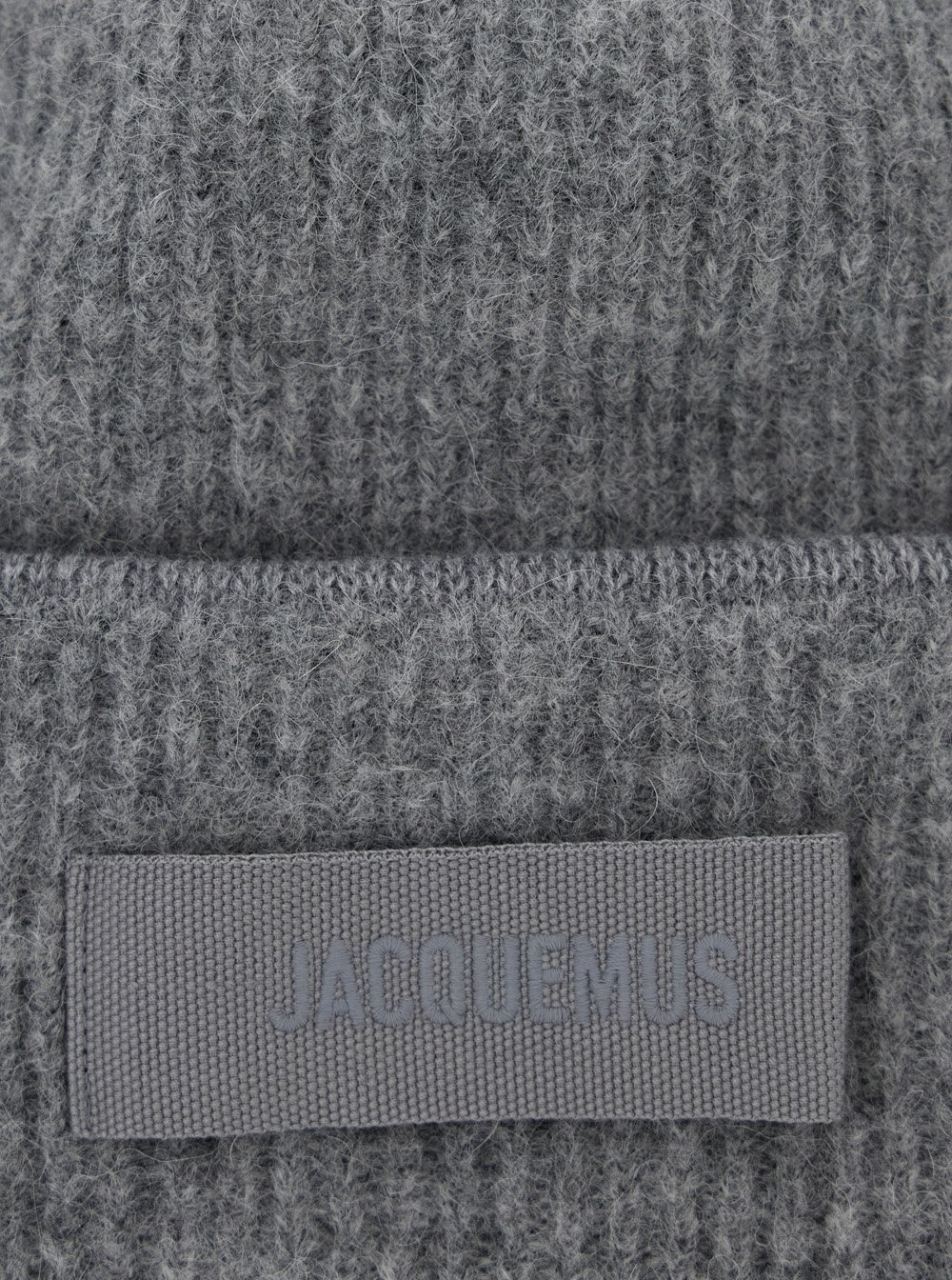 Jacquemus The Gros Grain Logo Patch Beanie
