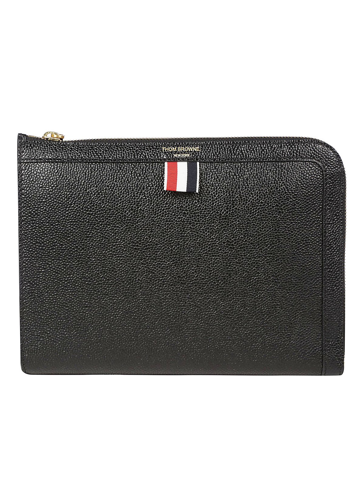 THOM BROWN ポーチ Thom Browne Logo Printed Zipped Pouch – Cettire