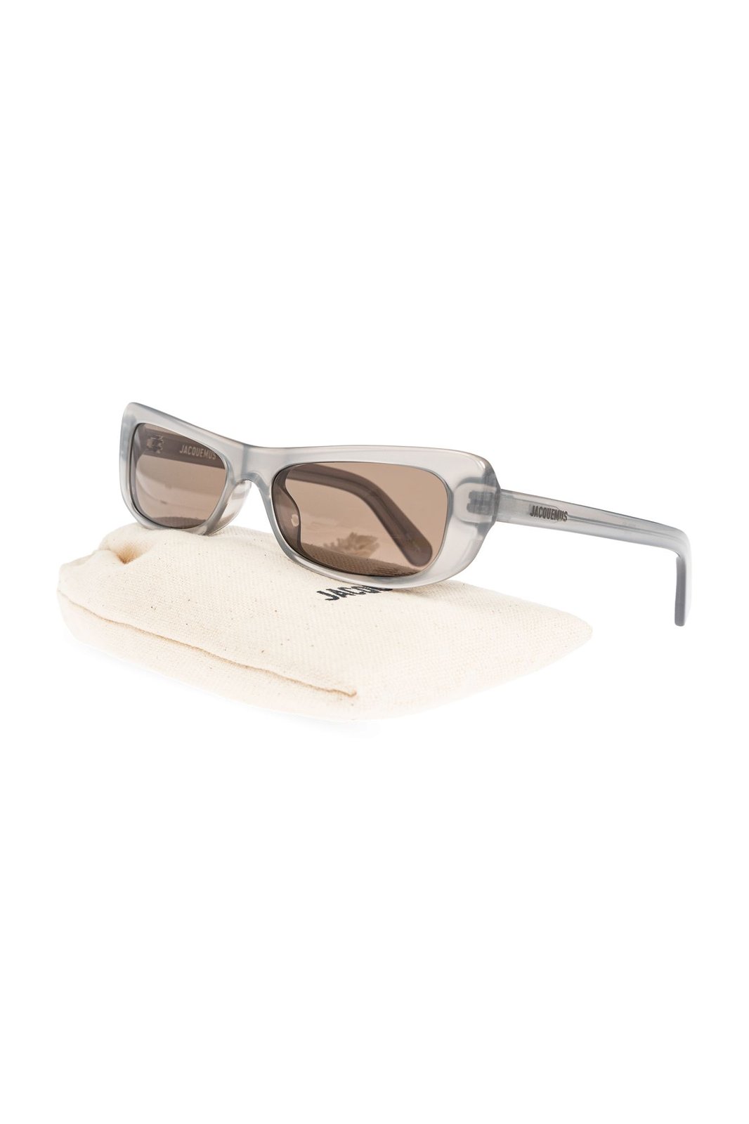 Jacquemus X Linda Farrow Capri Rectangle Frame Sunglasses