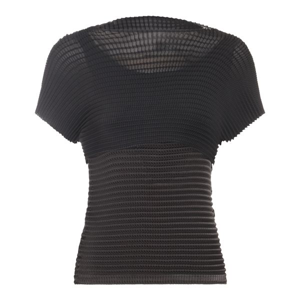 Issey Miyake Pleated High-Neck Shirt – Cettire