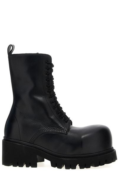 BALENCIAGA TROOPER LEATHER BOOTS 煩く 41 売買されたオークション 