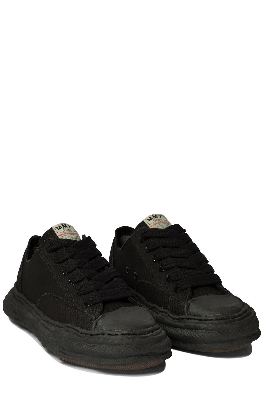 Maison Mihara Yasuhiro Round-Toe Lace-Up Sneakers