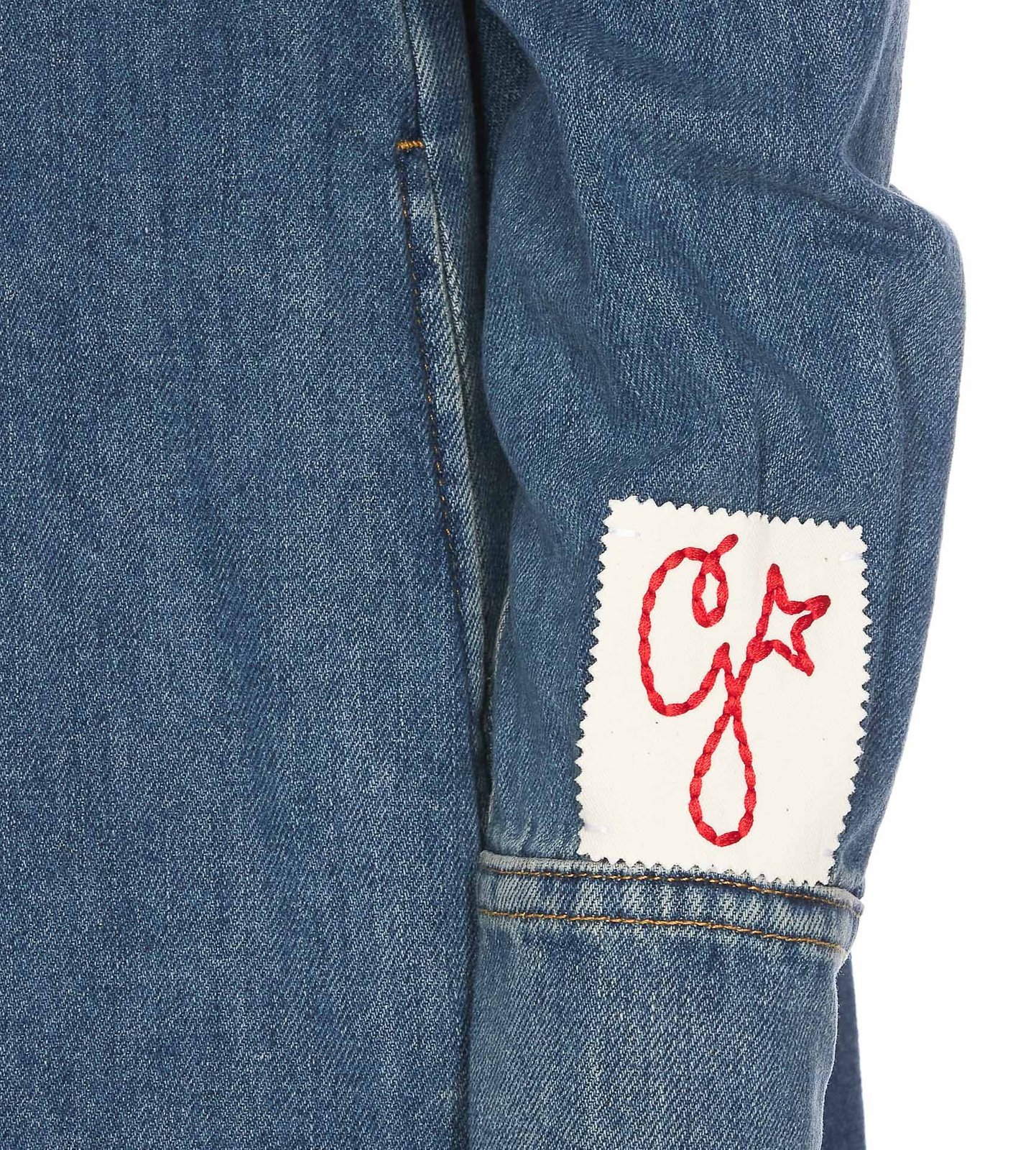 Golden Goose Deluxe Brand Belted Long-Sleeved Denim Dress