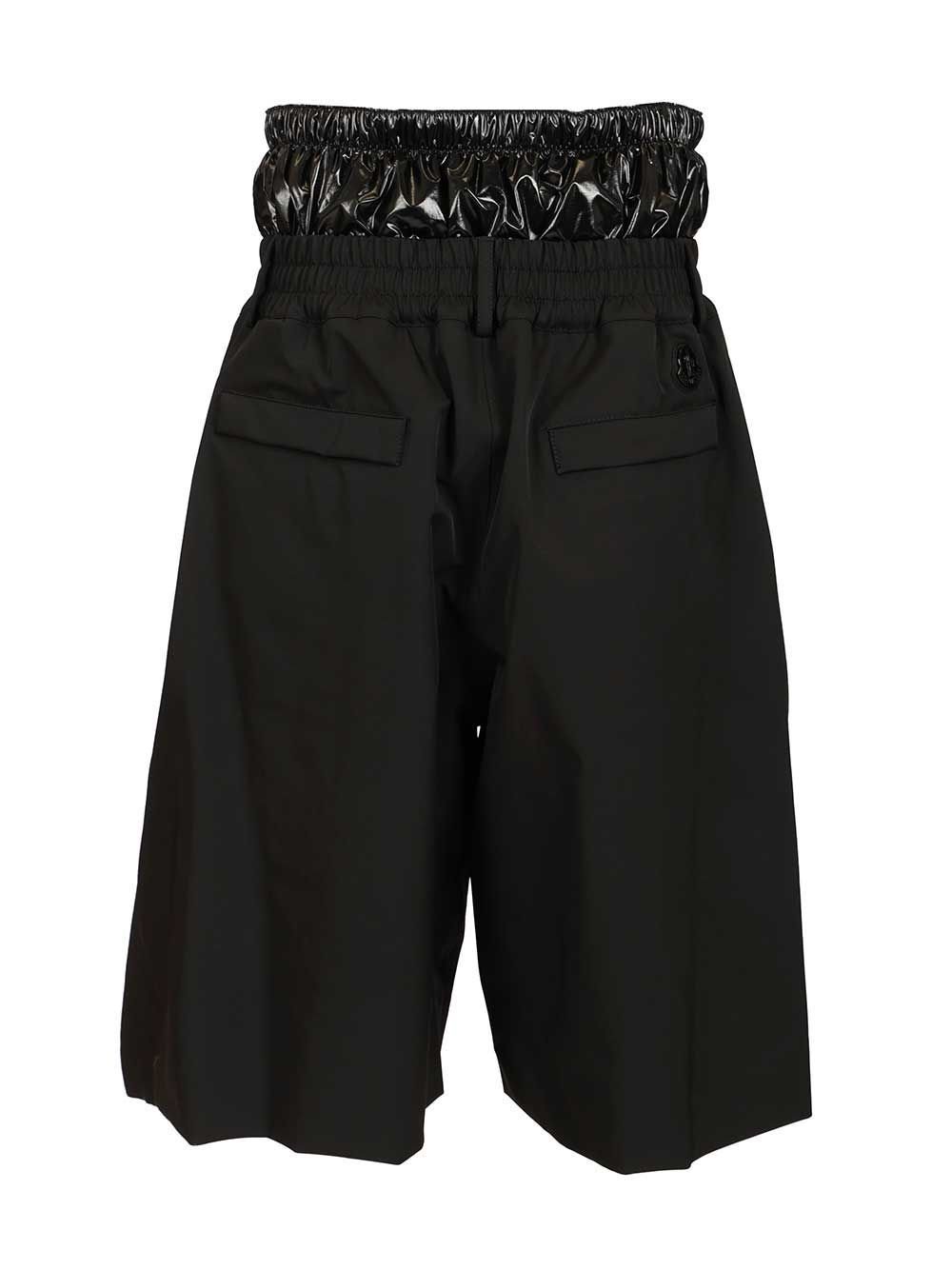 Moncler X ASAP Rocky Logo Printed Layered Shorts