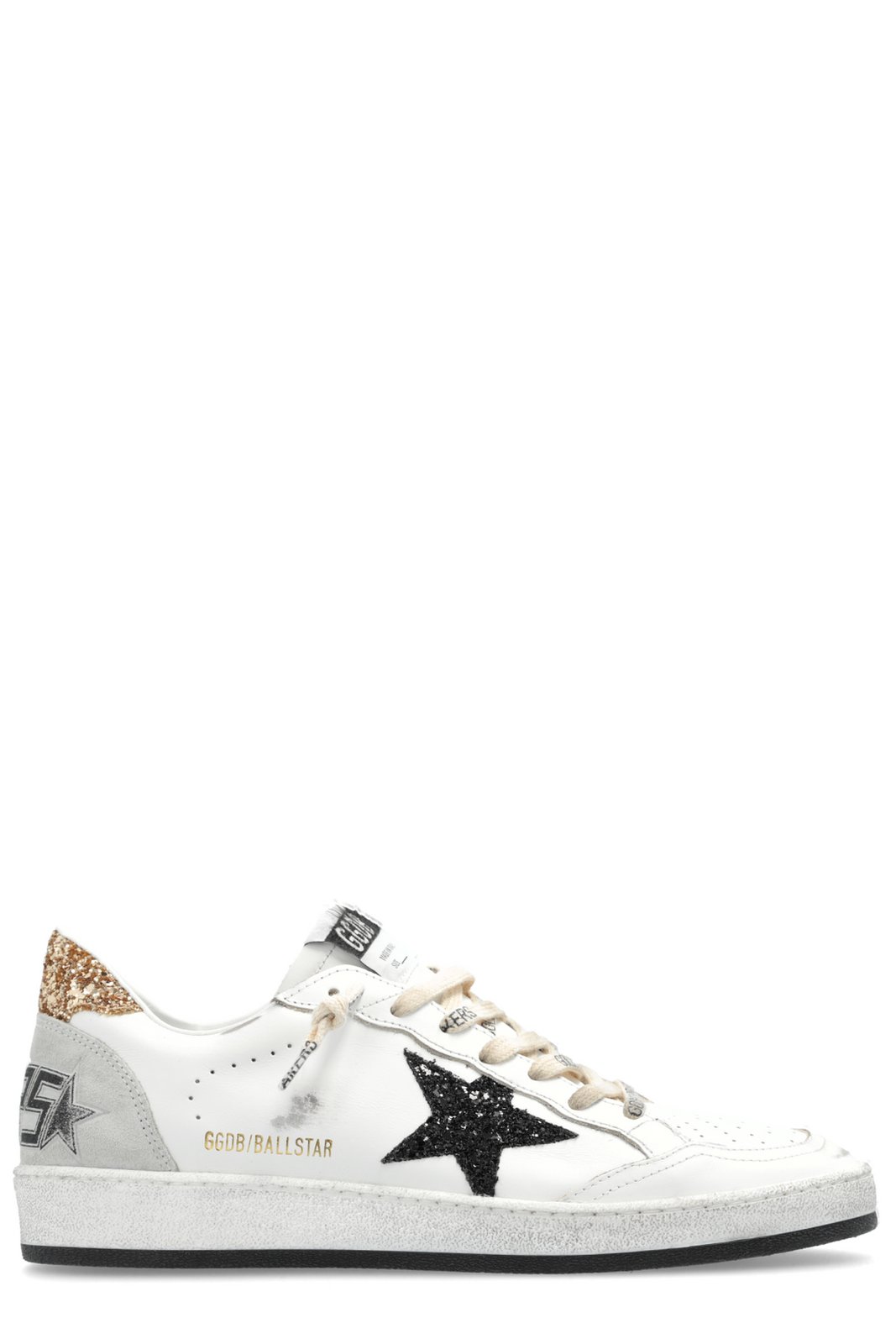 Golden Goose Deluxe Brand Star Glittered Lace-Up Sneakers