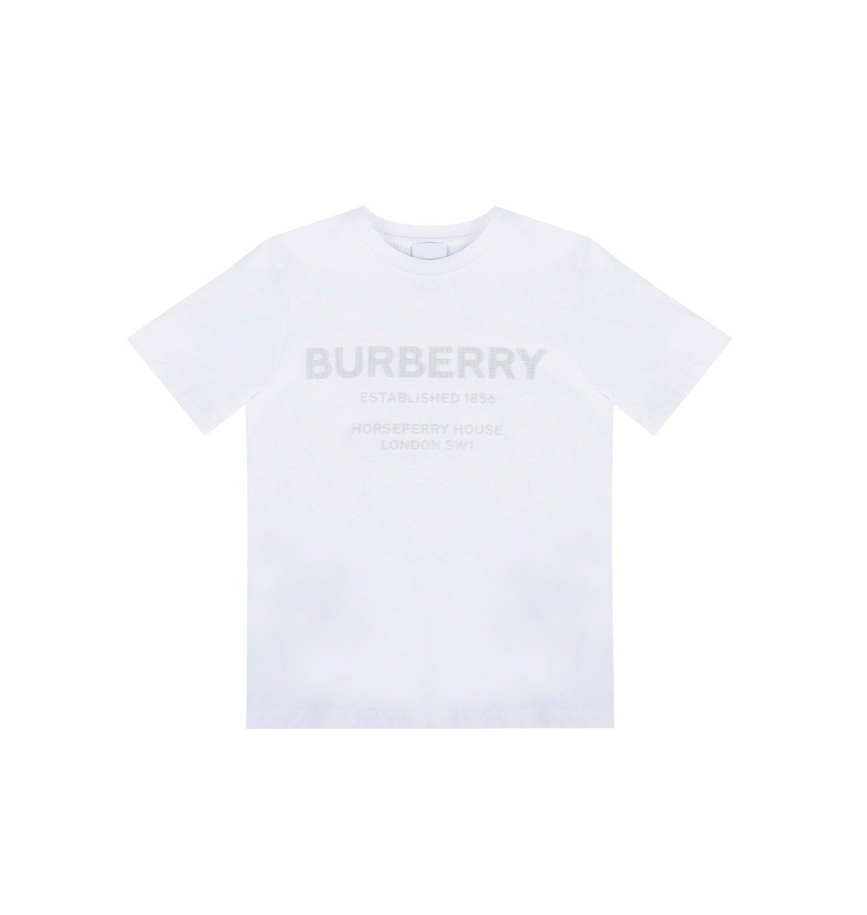 Burberry Kids Logo Printed Crewneck T-Shirt