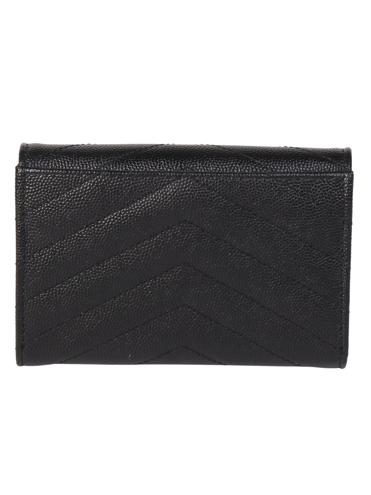 Saint Laurent Small Foldover Monogram Wallet