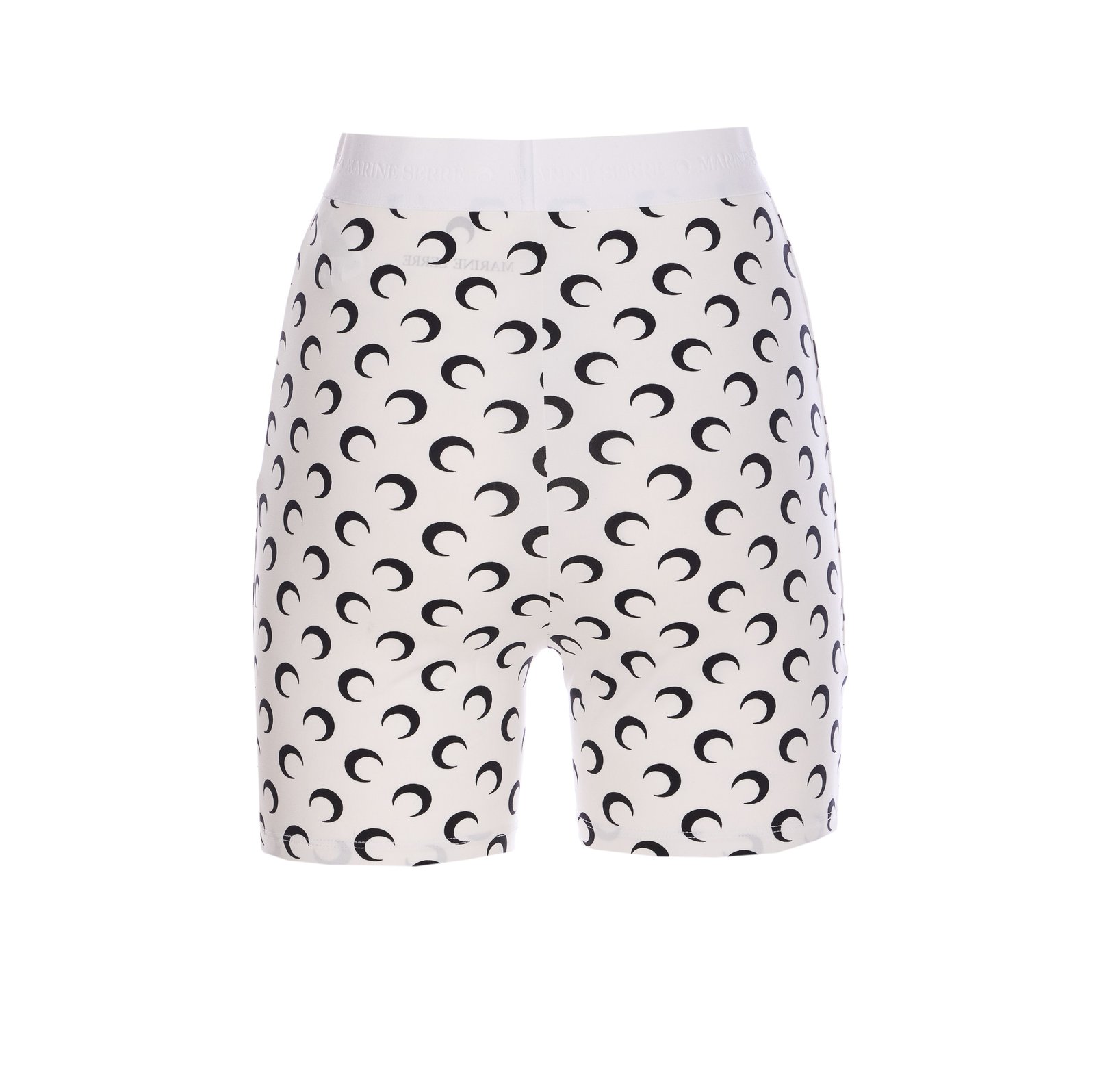 Marine Serre Moon Printed Skinny Sport Shorts