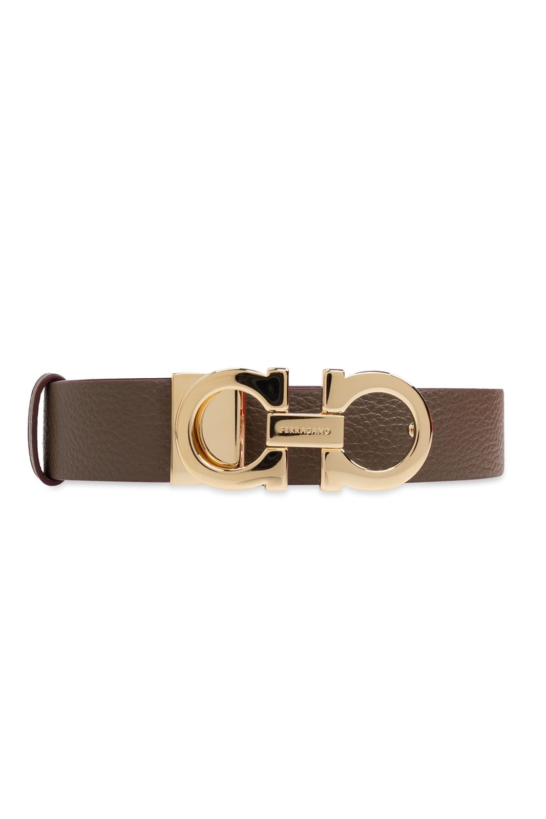 Ferragamo Reversible Logo Plaque Buckle Belt