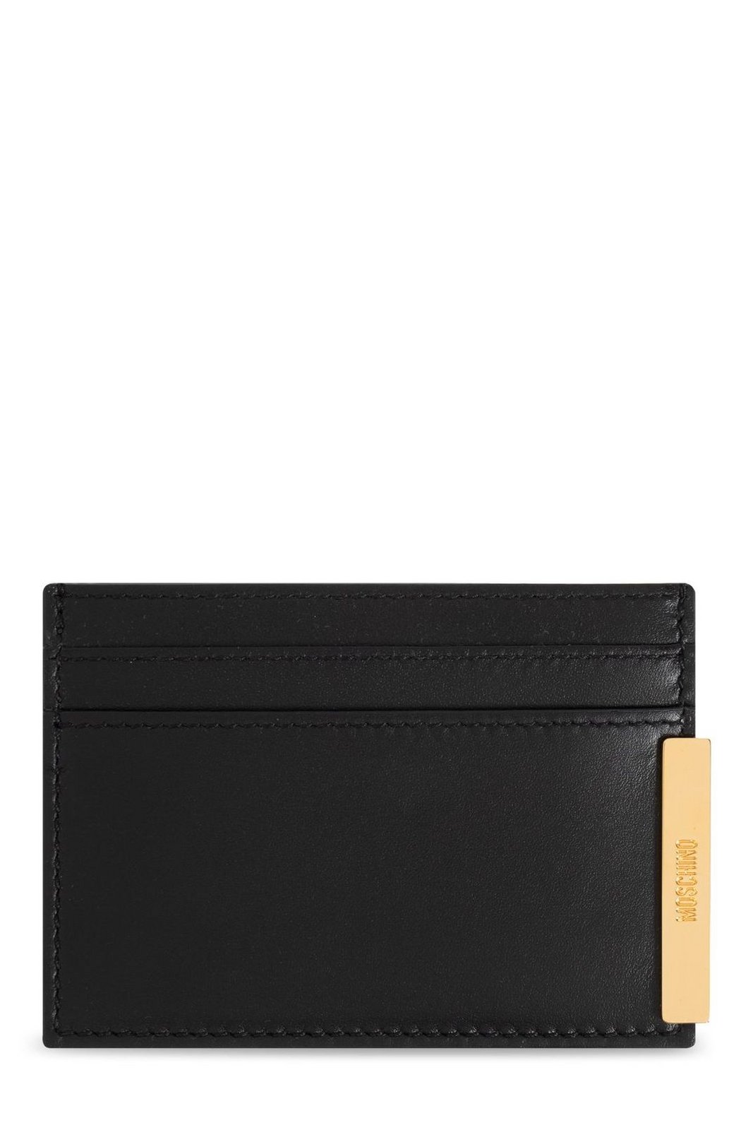 Moschino Logo Engraved Card Holder