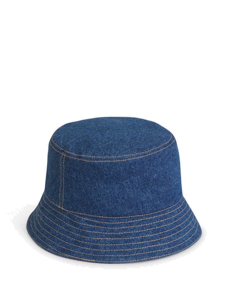 【関税＆送料込み】Moncler Denim Logo Fisherman Hat Moncler Logo Patch Denim Fisherman Hat – Cettire