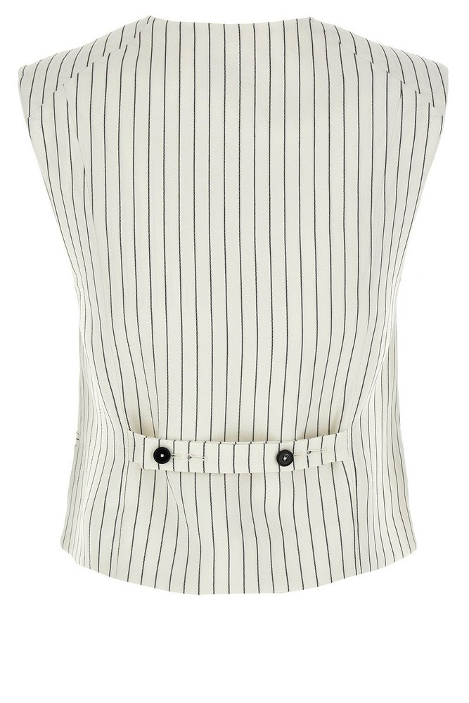 ジャケット Loulou Studio JACKET (VANUA IVORYBLACKSTRIPES) Loulou Studio Vanua Striped Jacket – Cettire