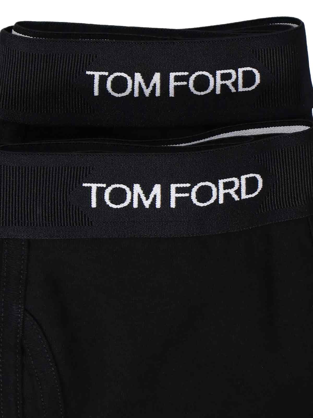 Tom Ford Logo Waistband Pack Of Two Boxers