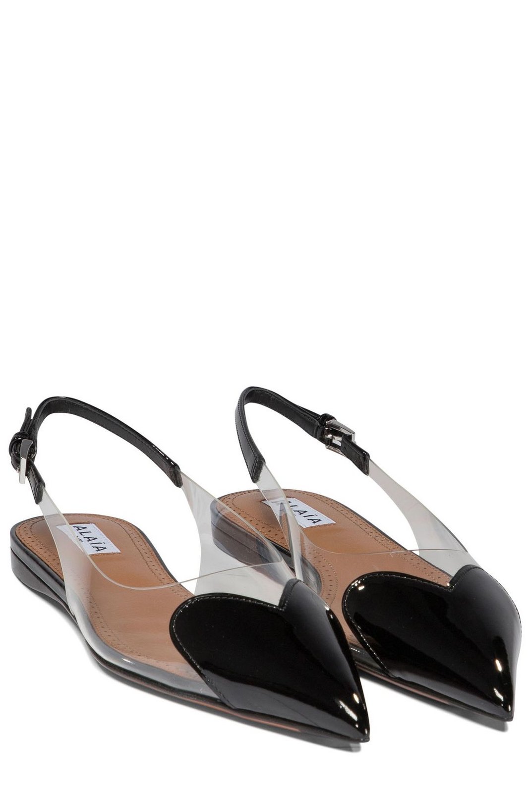 Alaïa Le Coeur Flat Slingback Shoes
