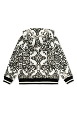 Dolce & Gabbana Kids Majolica-Print Fleece Hoodie