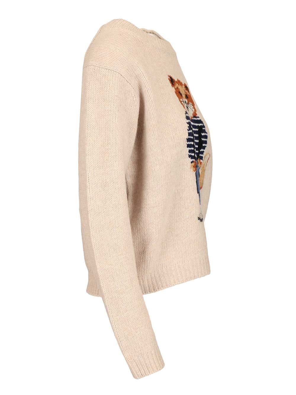 Maison Kitsuné Dressed Fox Intarsia Jumper