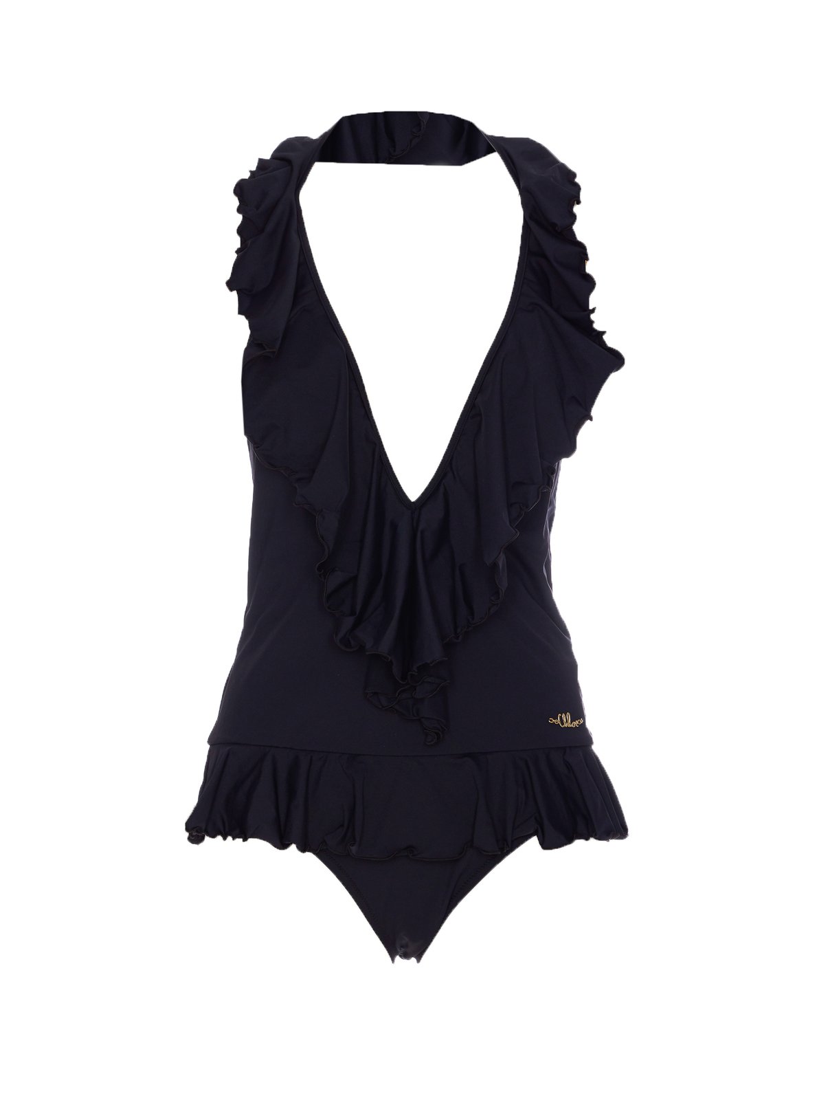 Chloé Ruffled One-Piece Swimsuit