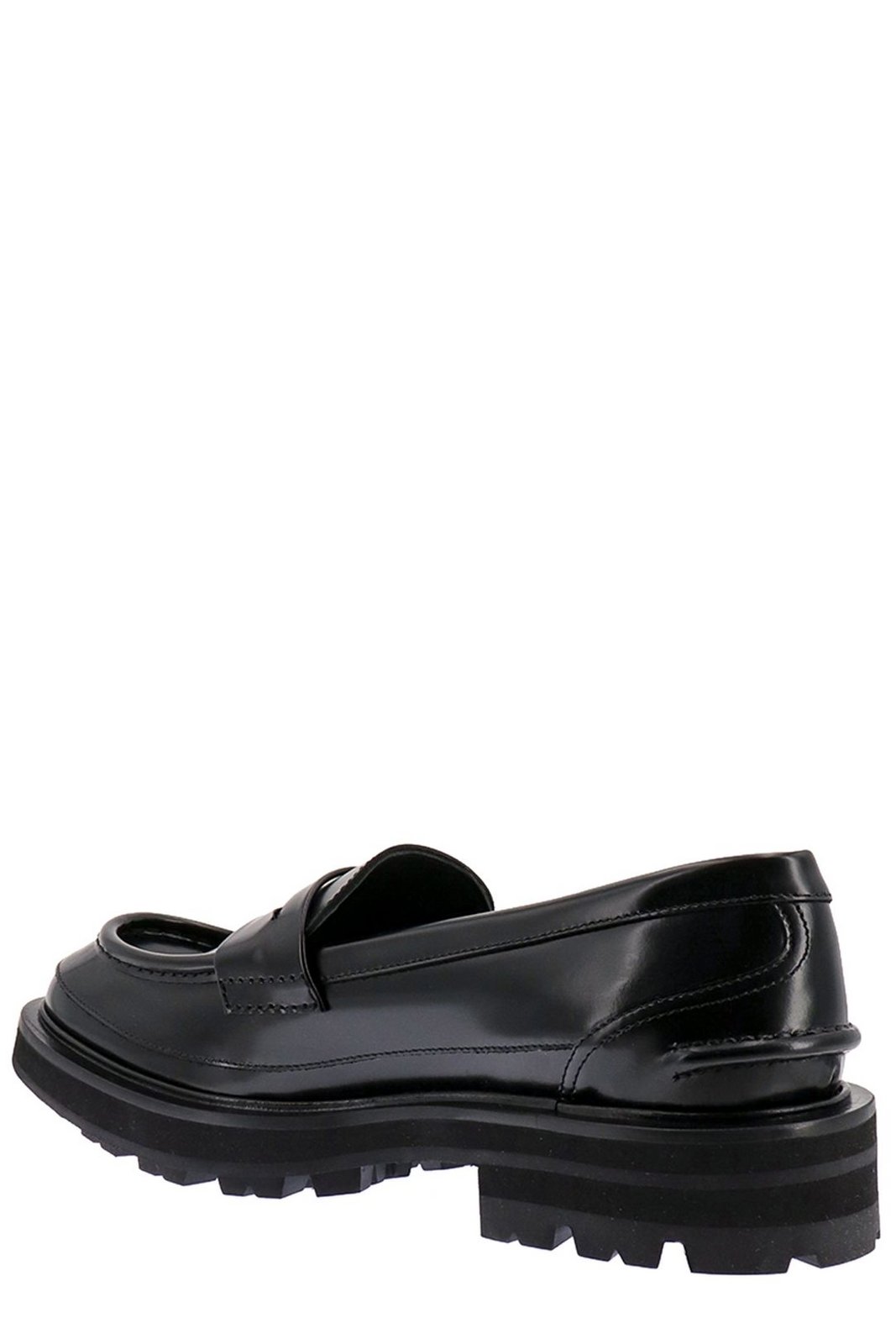Alexander McQueen Penny-Slot Slip-On Loafers
