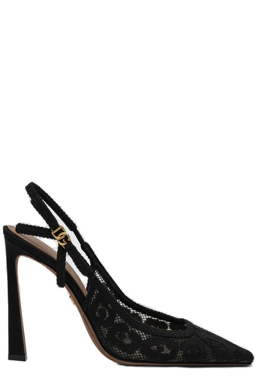 Dolce & Gabbana Lace Slingback Pumps