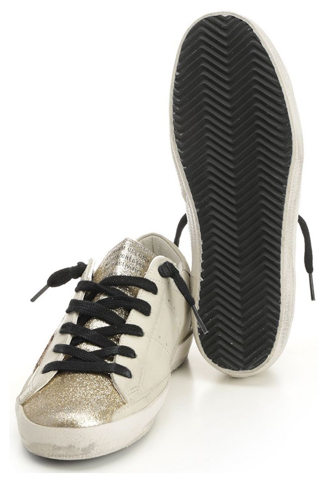 Golden Goose Deluxe Brand Super Star Glittered Sneakers