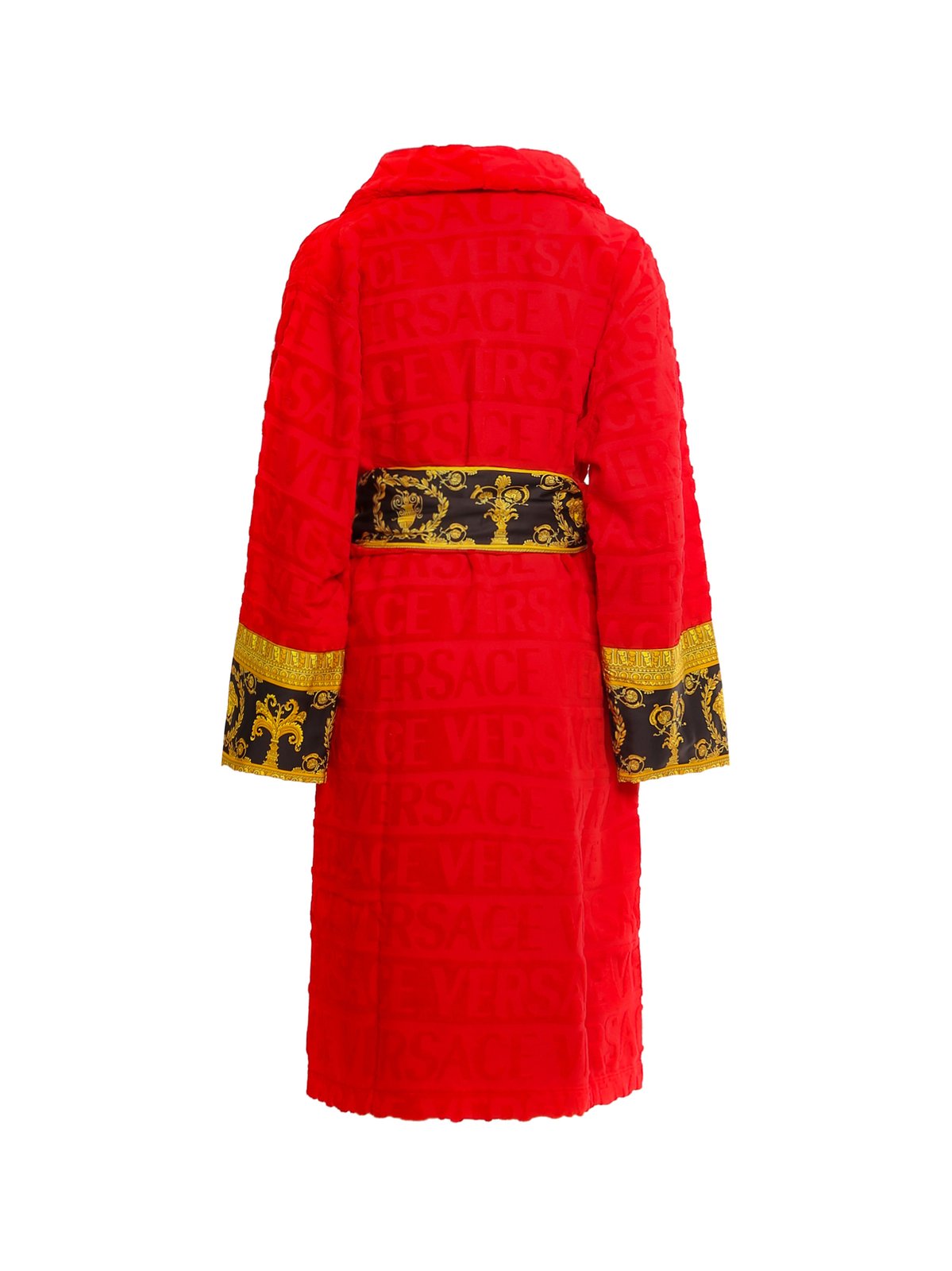Versace Barocco Detailed Bathrobe