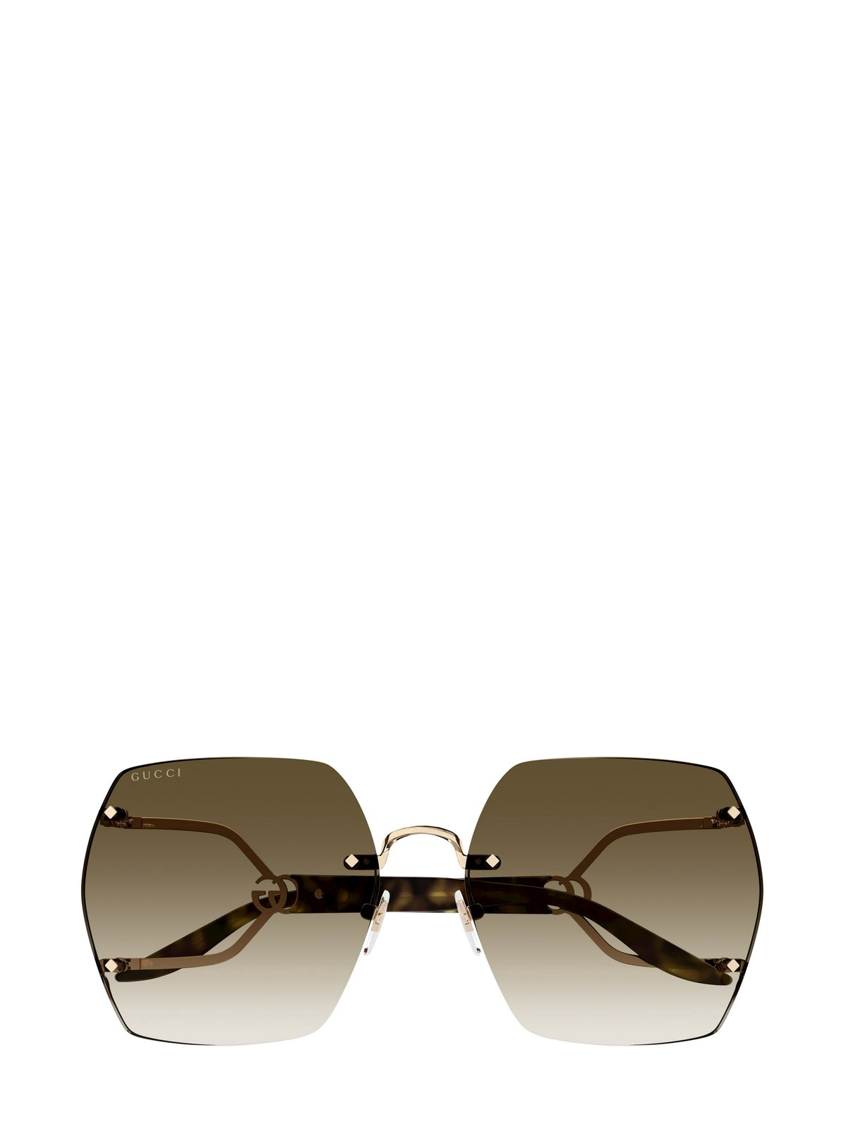 Gucci Eyewear Geometric Frame Sunglasses