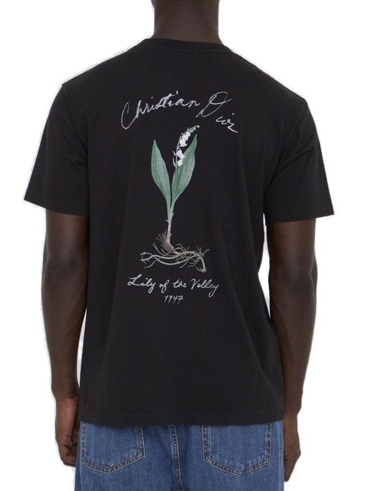 Dior Homme グラフィックTシャツ グラフィック プリント クルーネック Tシャツ | Dior Homme | FETCHING