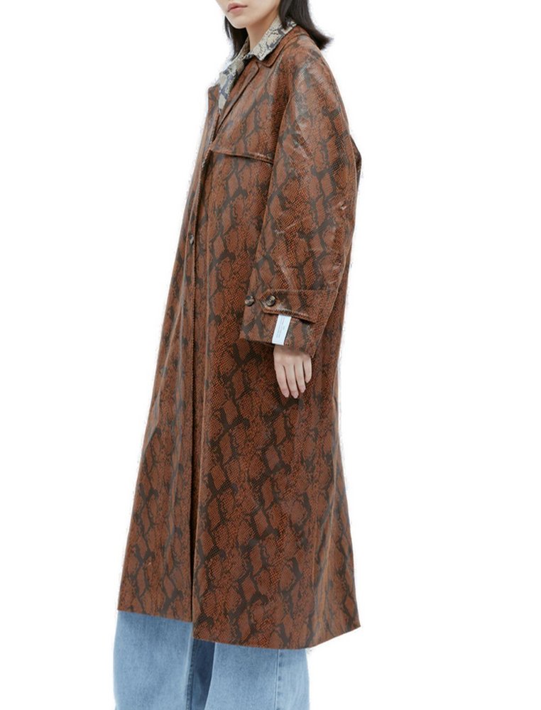Rokh Double Layer Embossed Coat – Cettire