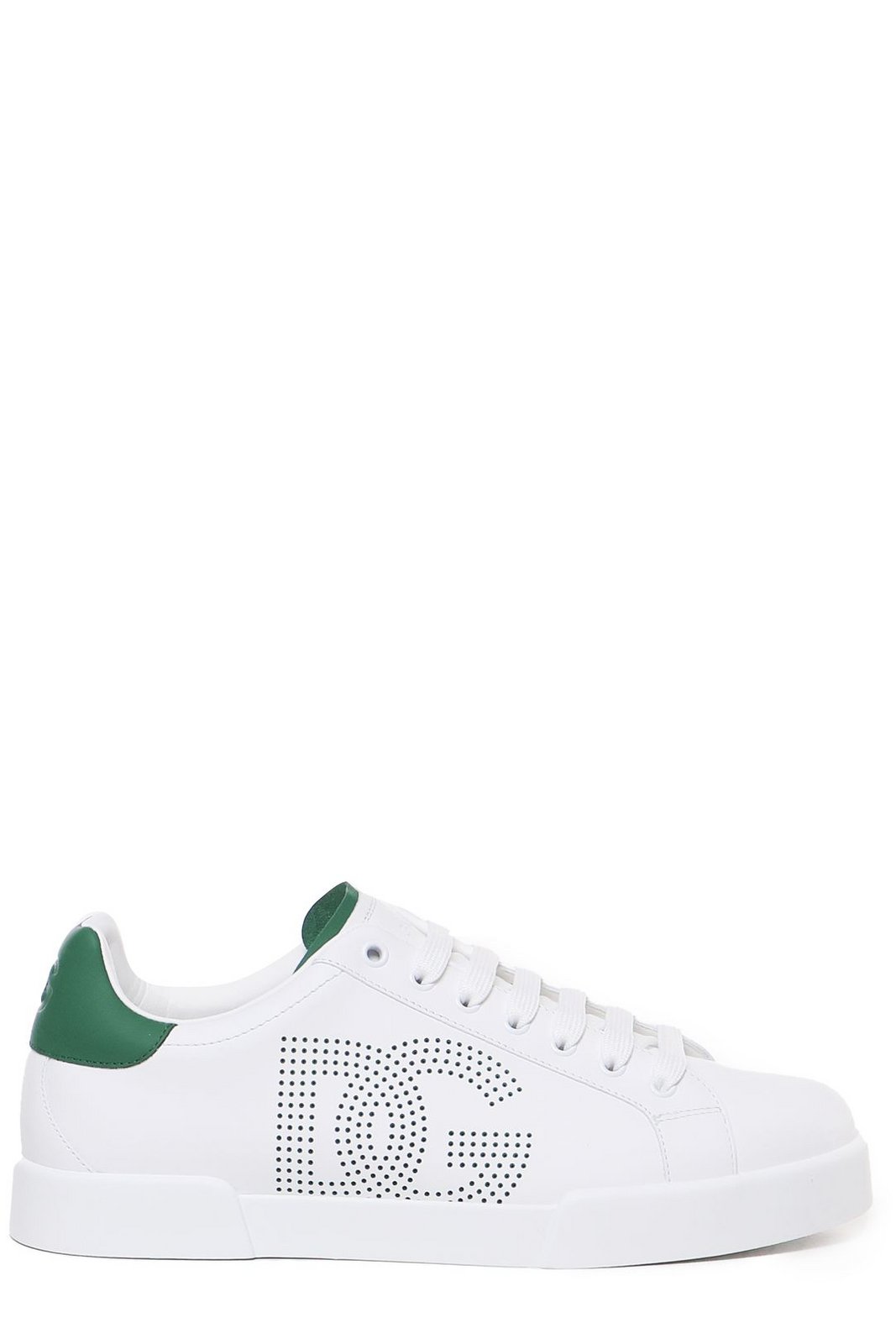 Dolce & Gabbana Portofino DG Logo Perforated Sneakers