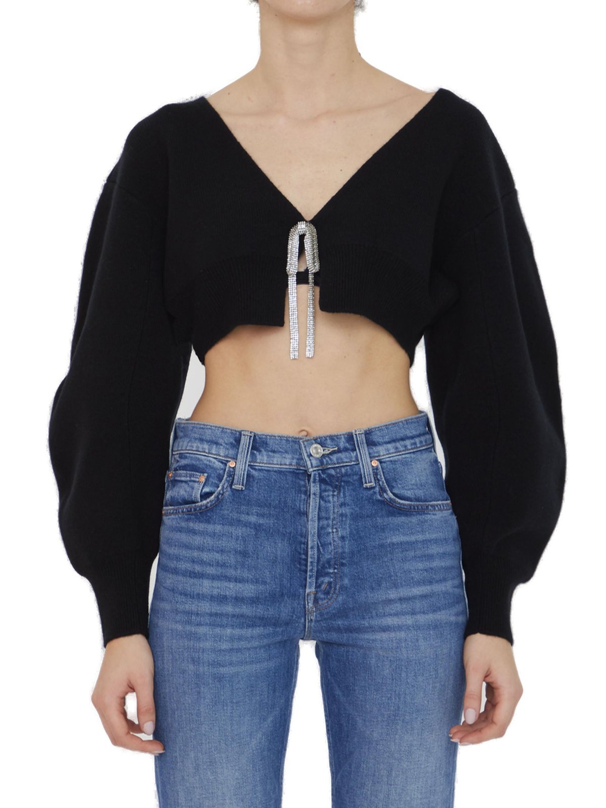 【Alexander Wang】Crop CardiganRib-KnitMiniDress（関税込み） Alexander Wang】Crop CardiganRib-KnitMiniDress（関税込み