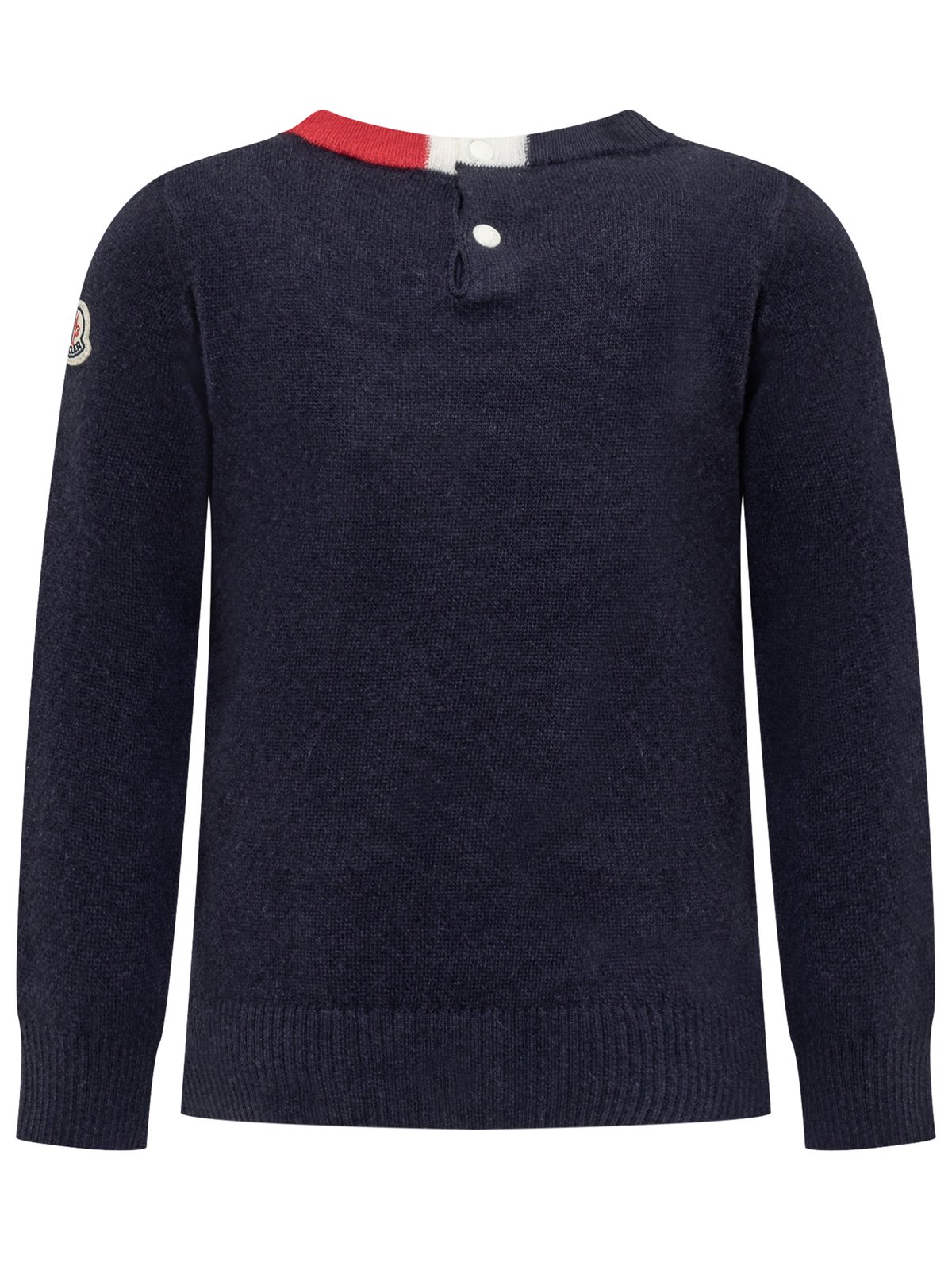 Moncler Enfant Logo Embroidered Crewneck Jumper