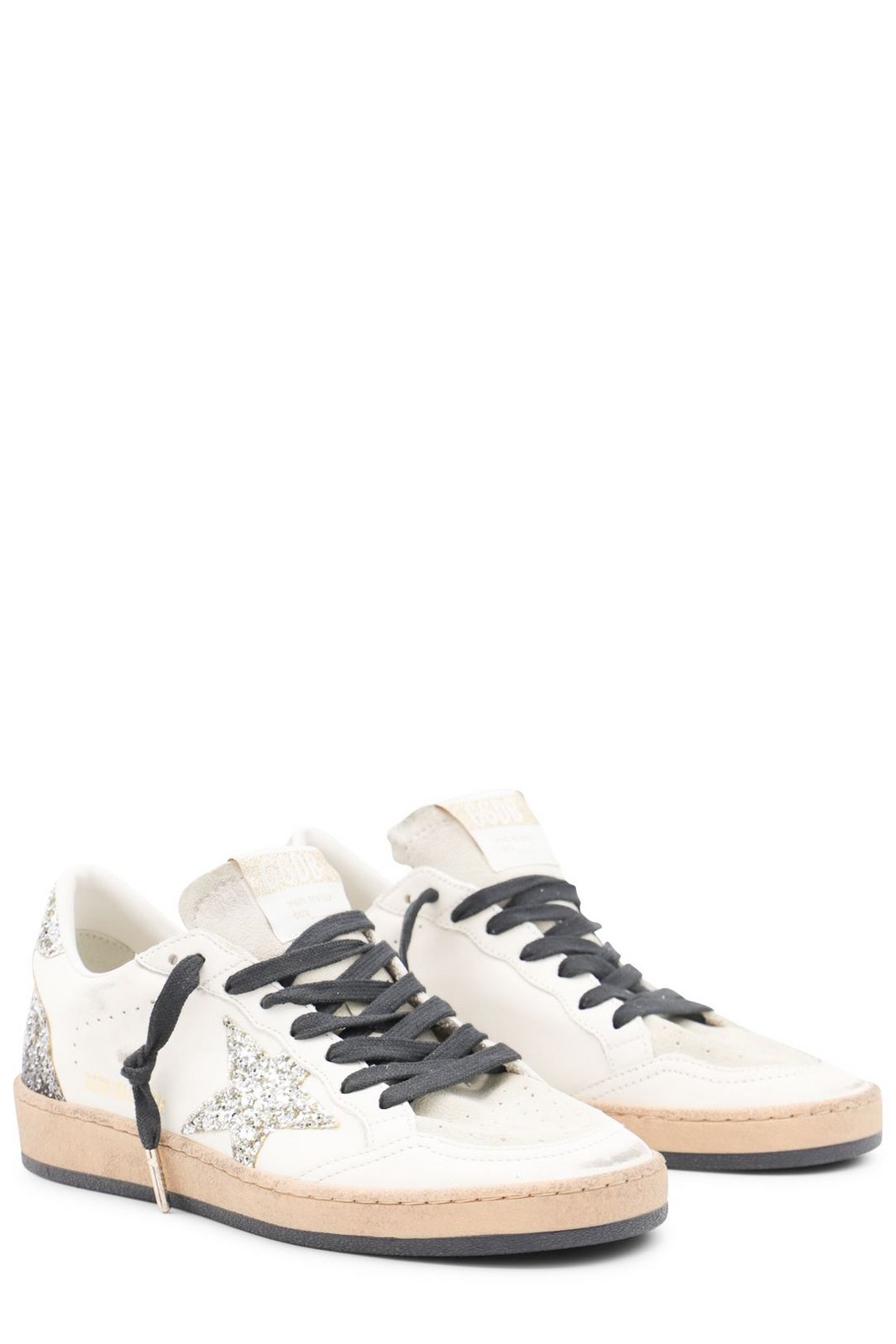 Golden Goose Deluxe Brand Ballstar Glittered Sneakers