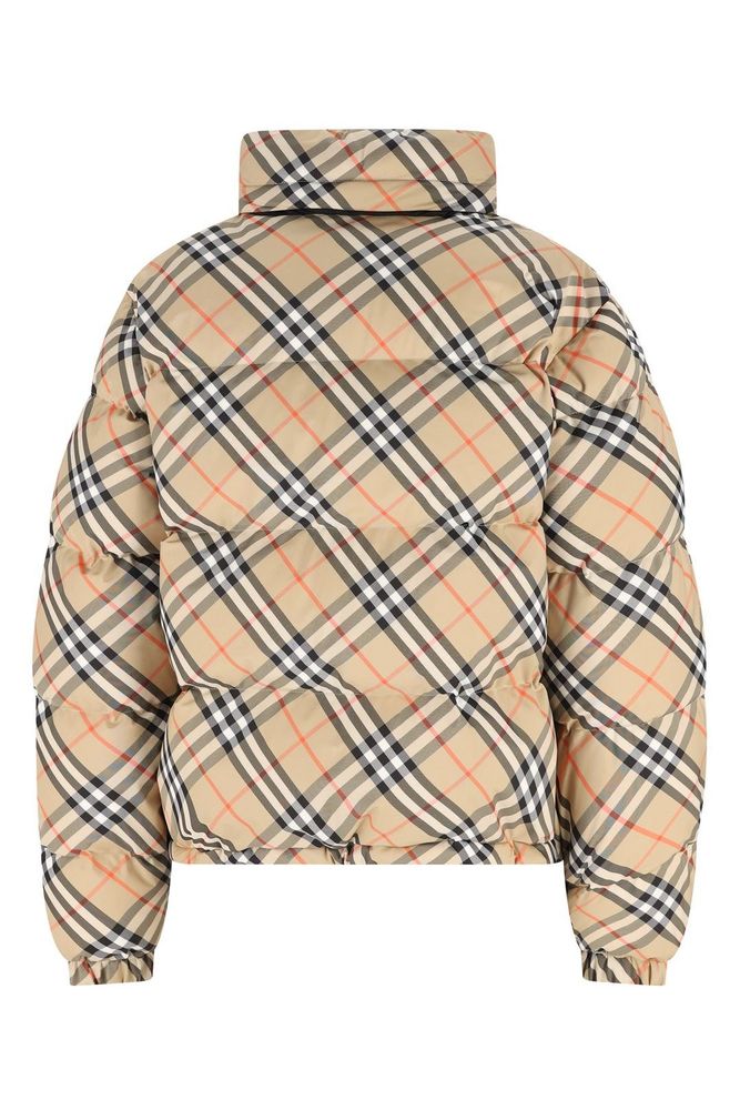 BURBERRY 체크 퍼프 자켓