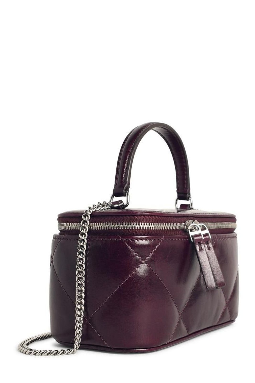 Tory Burch Logo Plaque Zip-Up Tote Bag
