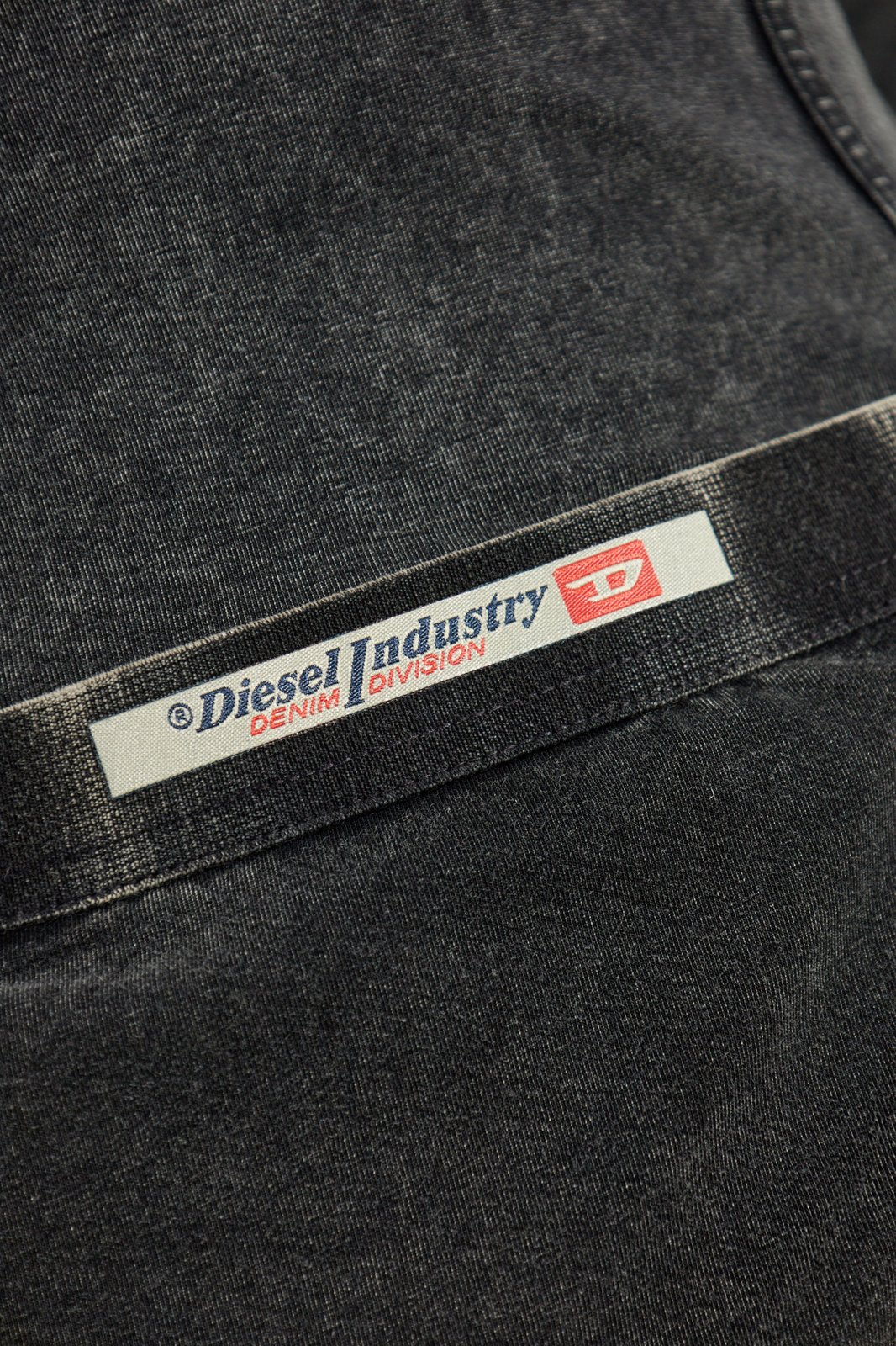 Diesel O-Aleggra-Mini Denim-Effect Skirt