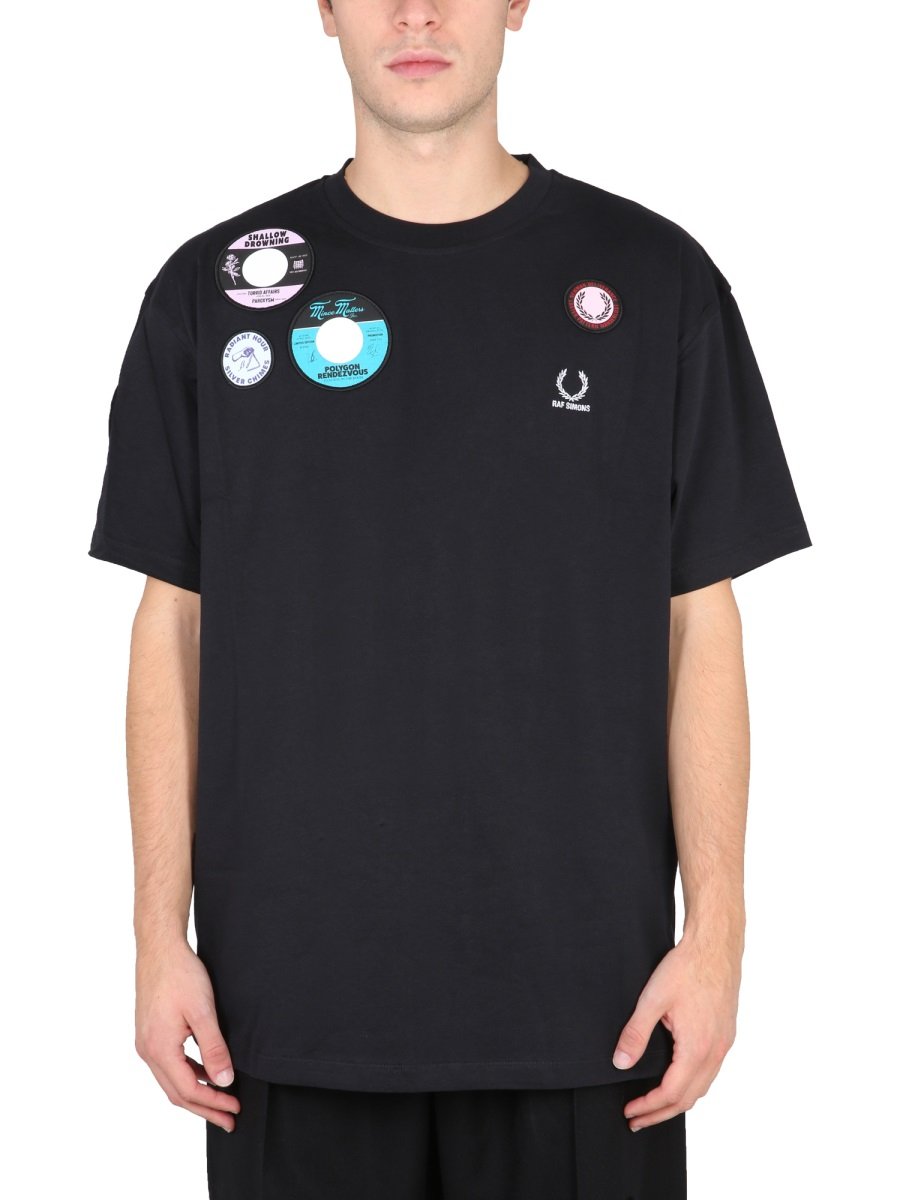Fred Perry X Raf Simons Oversized Patch Tee – Cettire