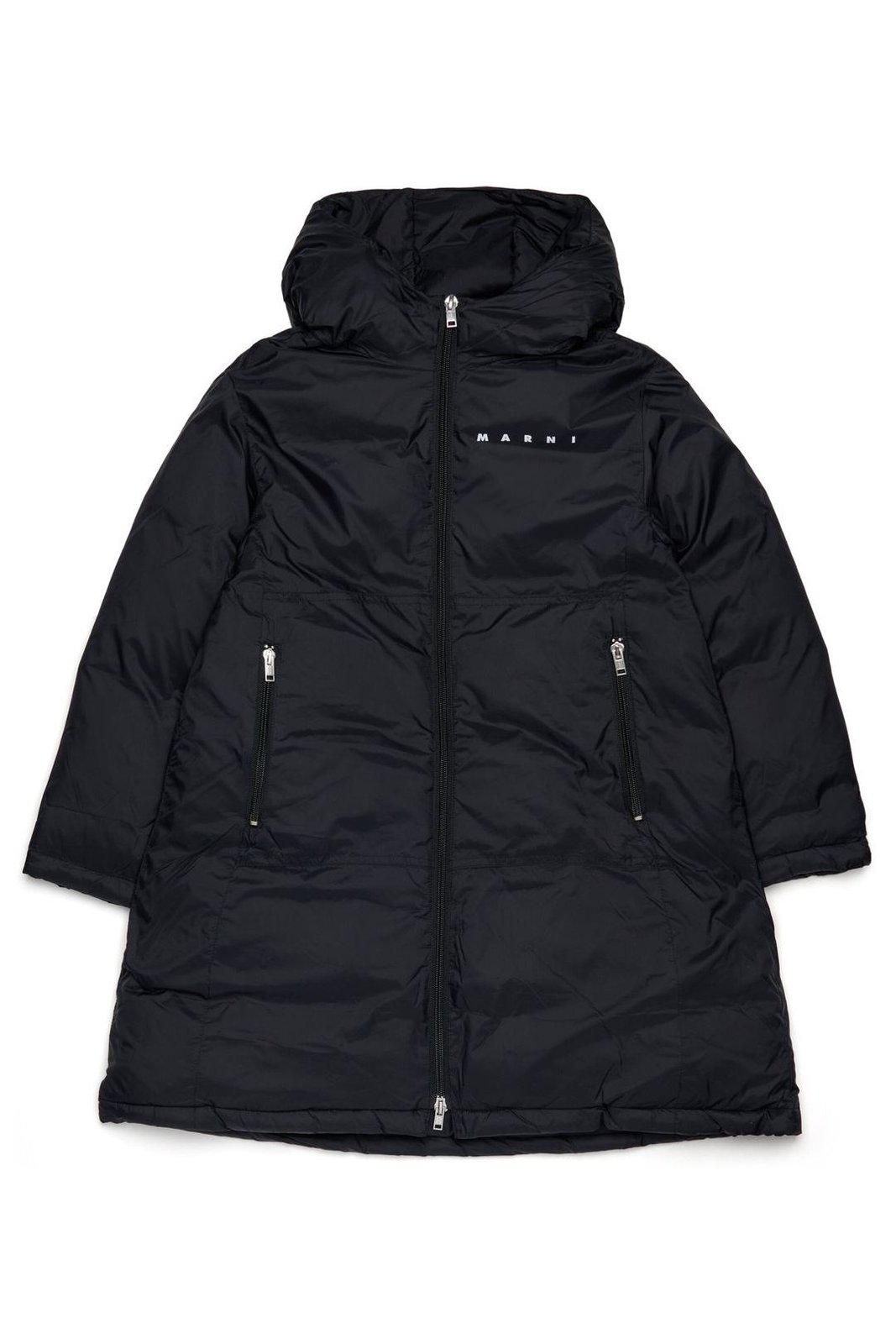 Marni Kids Padded Hooded Long Coat