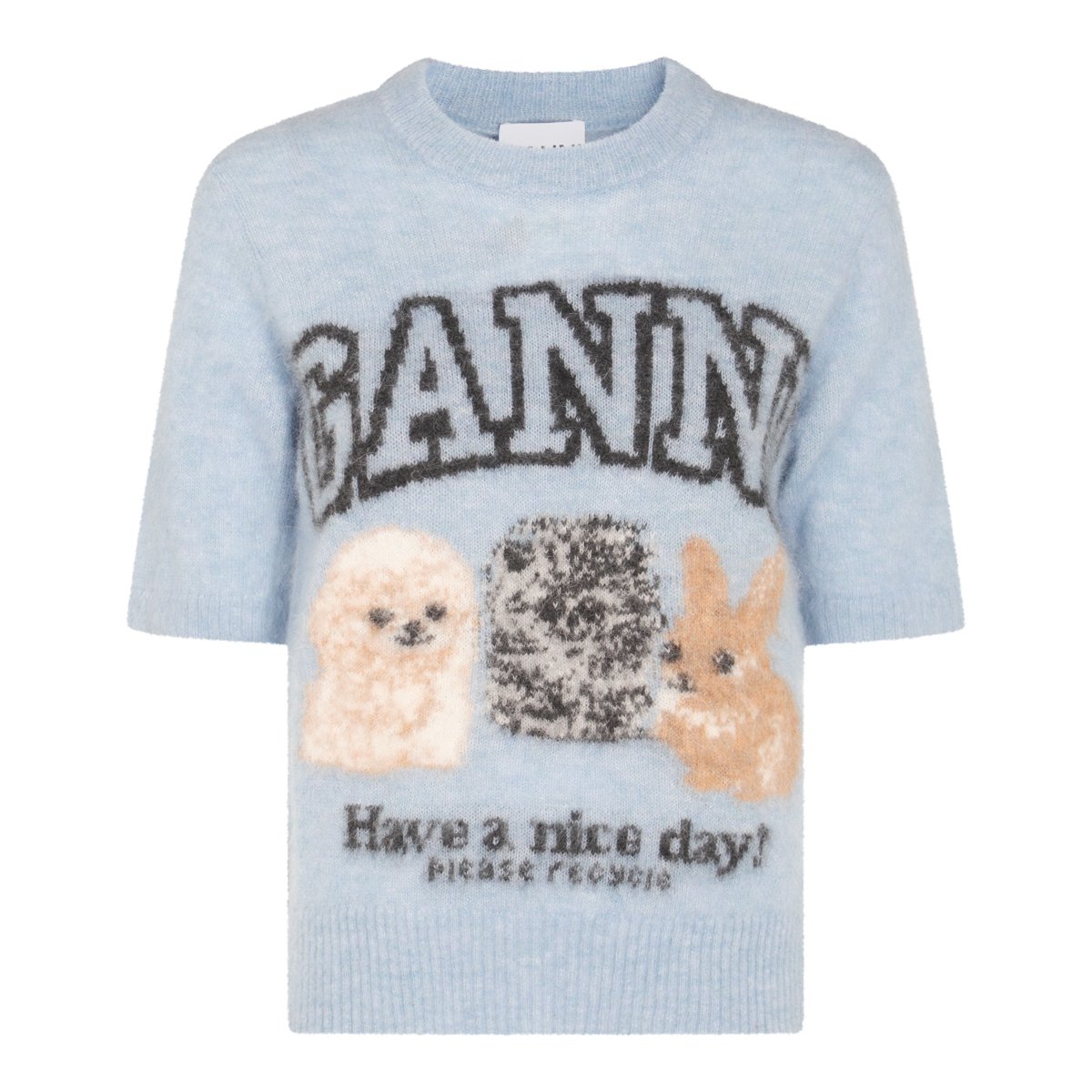 Ganni Animal Intarsia Jumper
