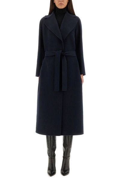 'S Max Mara Poldo Belted Long-Sleeved Coat