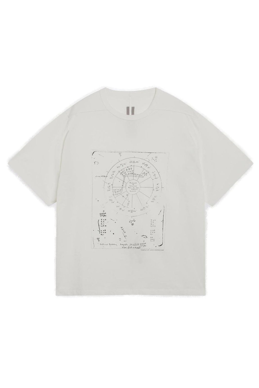 Rick Owens Graphic Printed Crewneck T-Shirt