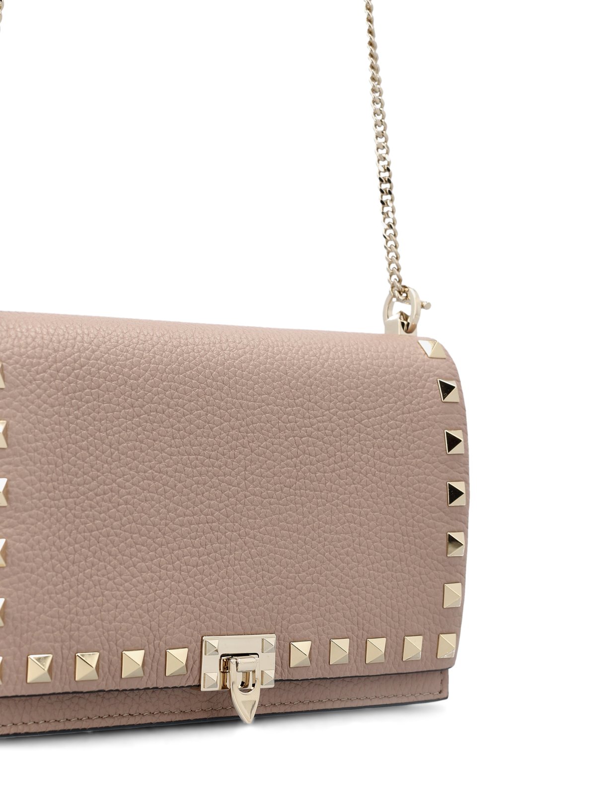 Valentino Garavani Rockstud Foldover Top Shoulder Bag