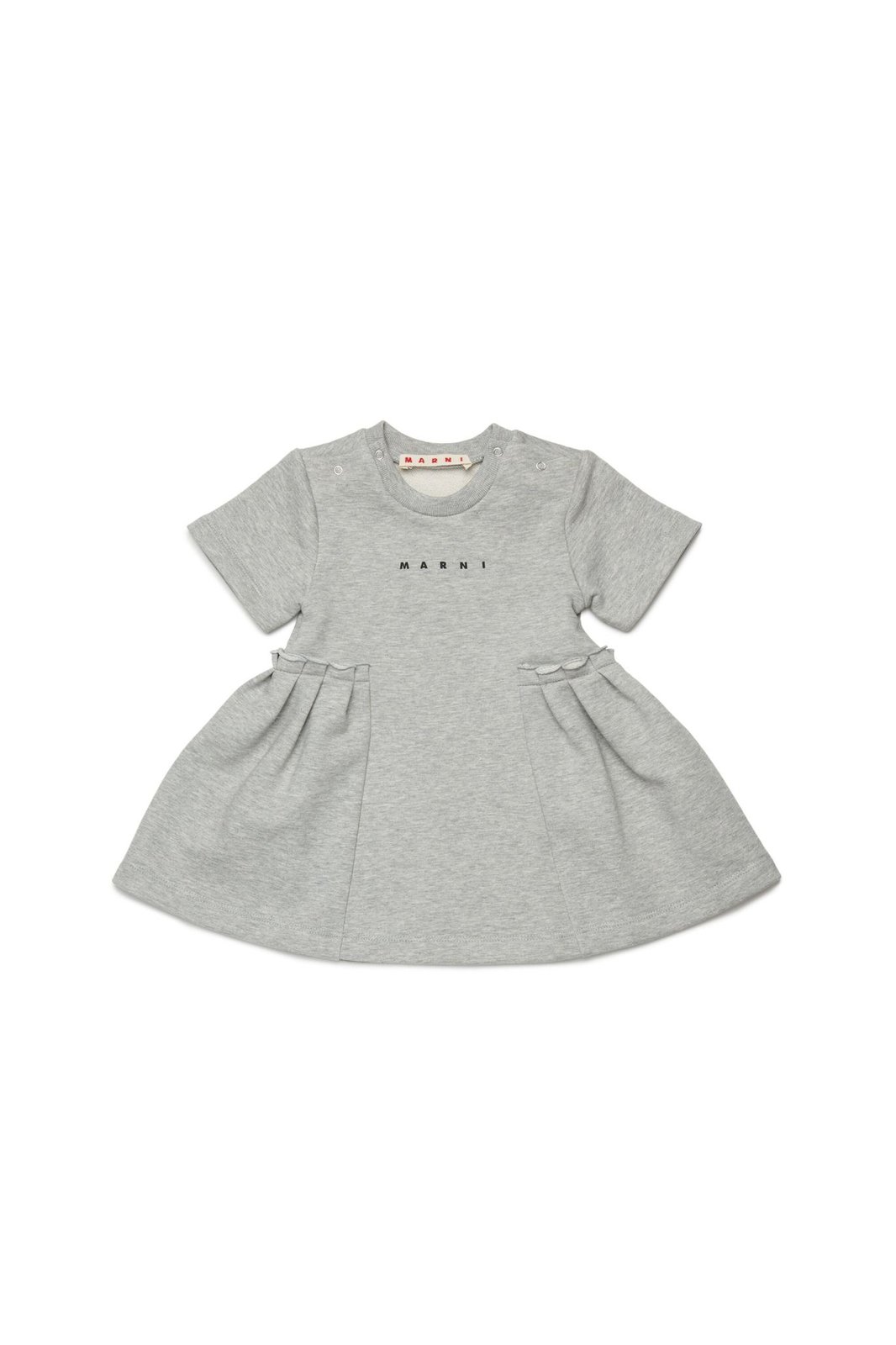 Marni Kids Logo Printed Short-Sleeved Dress