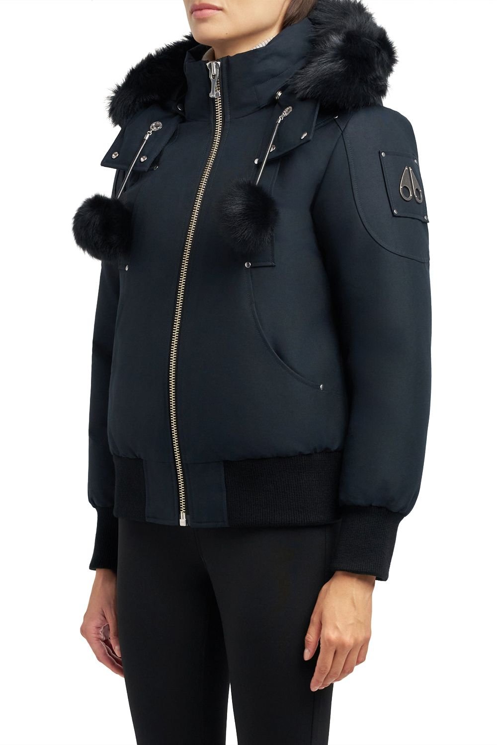 Moose Knuckles Hooded Zipped Jacket